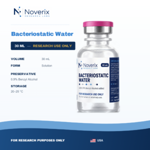 30 mL bacteriostatic water reconstitution solution vial, Noverix Research Labs